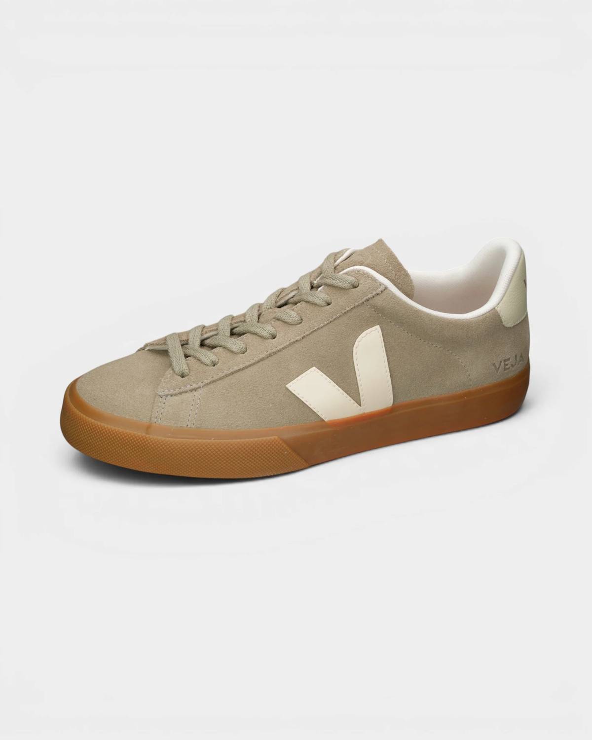 New Veja Men's Campo Suede Sneakers In Taupe Pierre